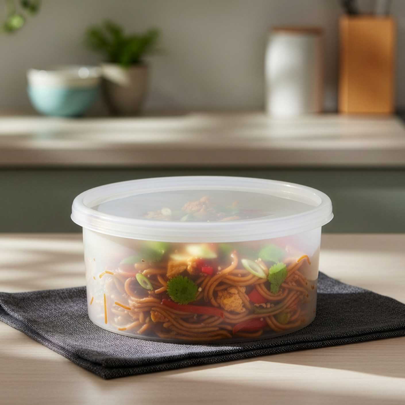 ROTONDO ROUND CONTAINER W LID (5016)