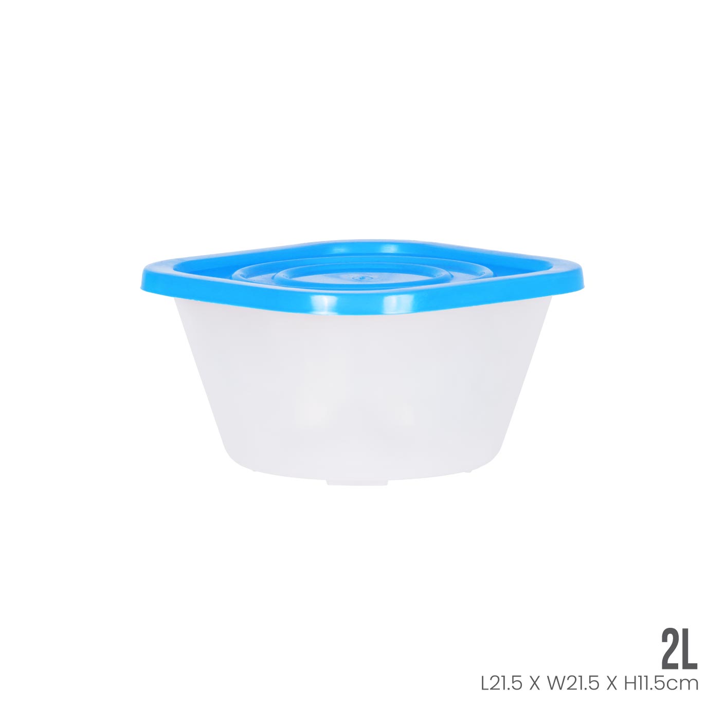 SQUARE SALAD BOWL W/COVER (521C)