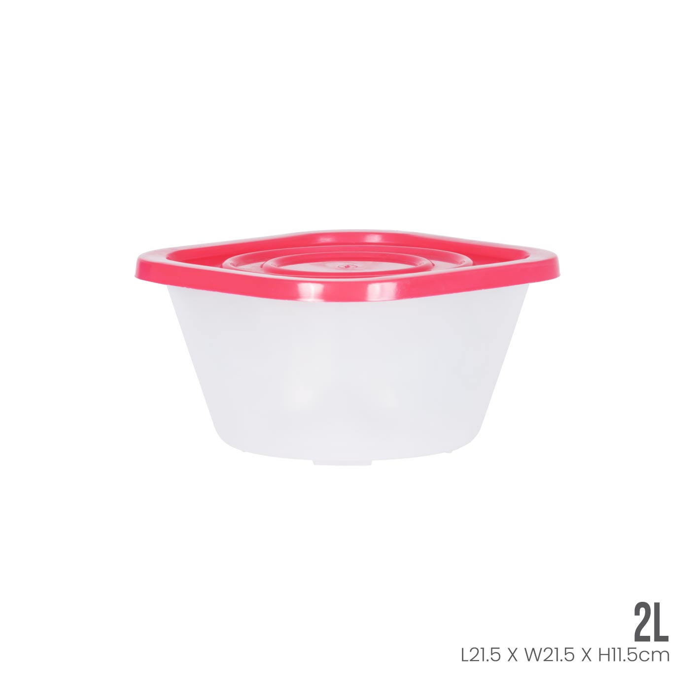 SQUARE SALAD BOWL W/COVER (521C)
