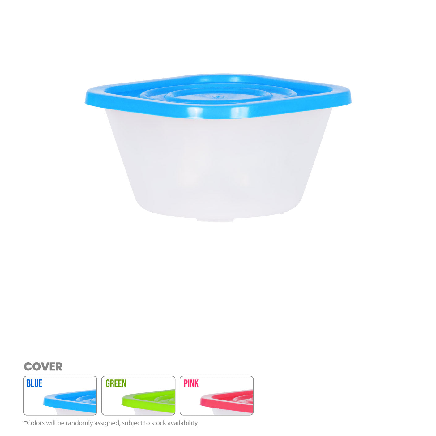 SQUARE SALAD BOWL W/COVER (521C)