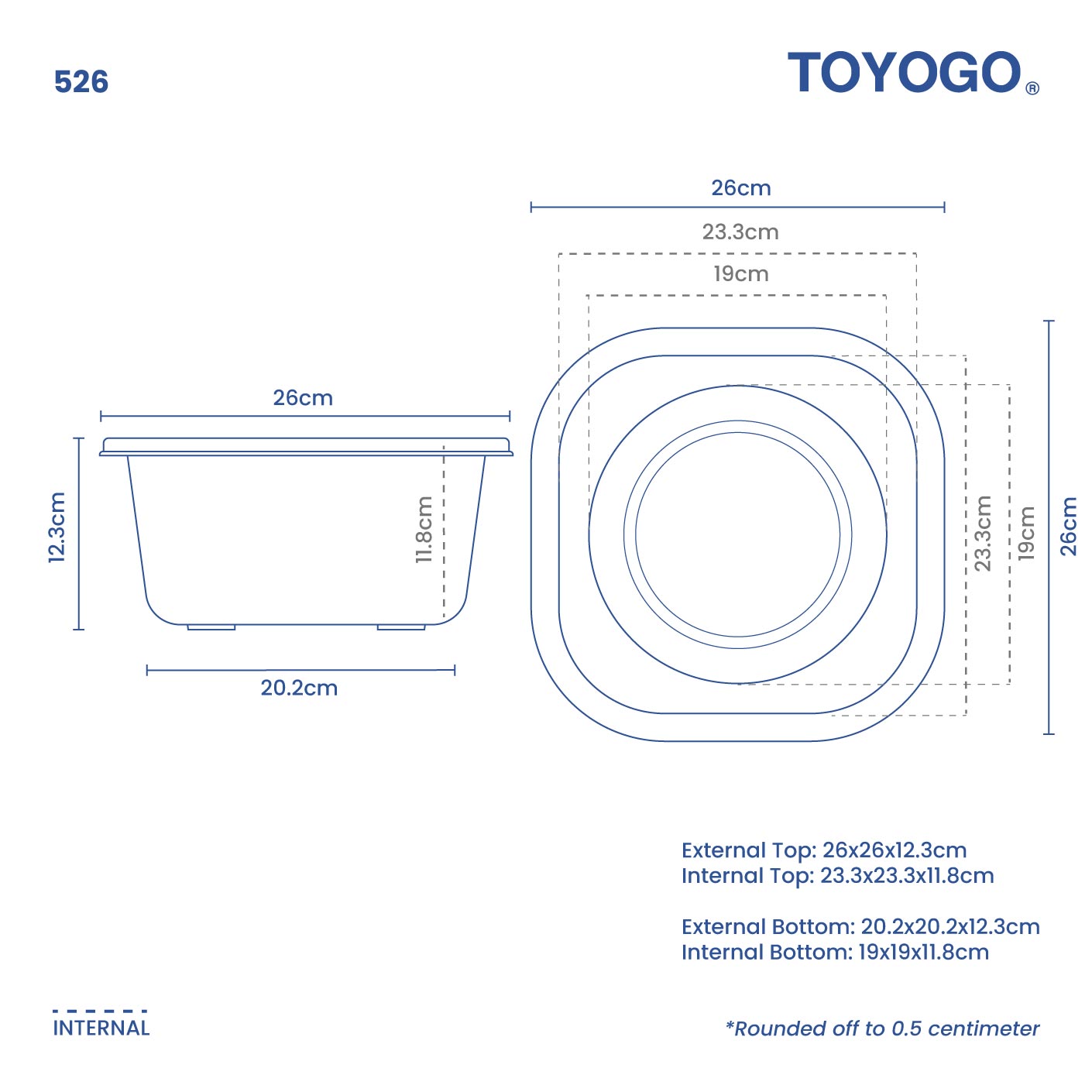 SQUARE BASIN (M) (526)