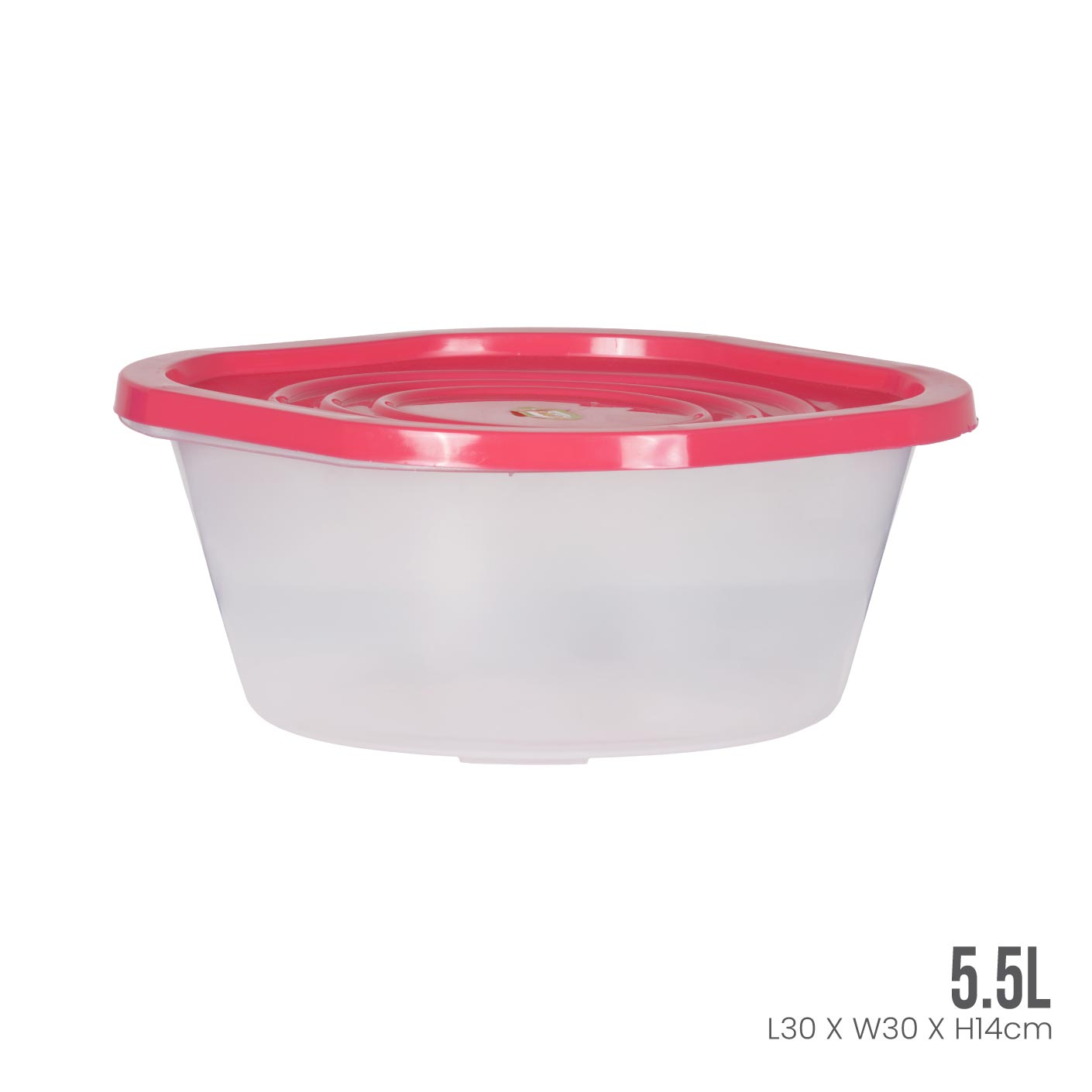 SQUARE SALAD BOWL W/COVER (530C)