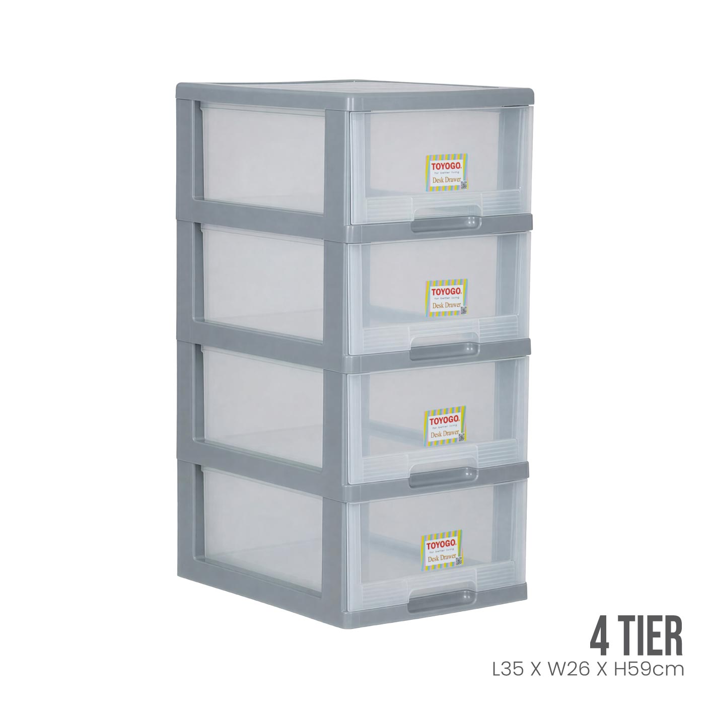 4 TIER MARINE A4 DRAWER (4B) (542-4)