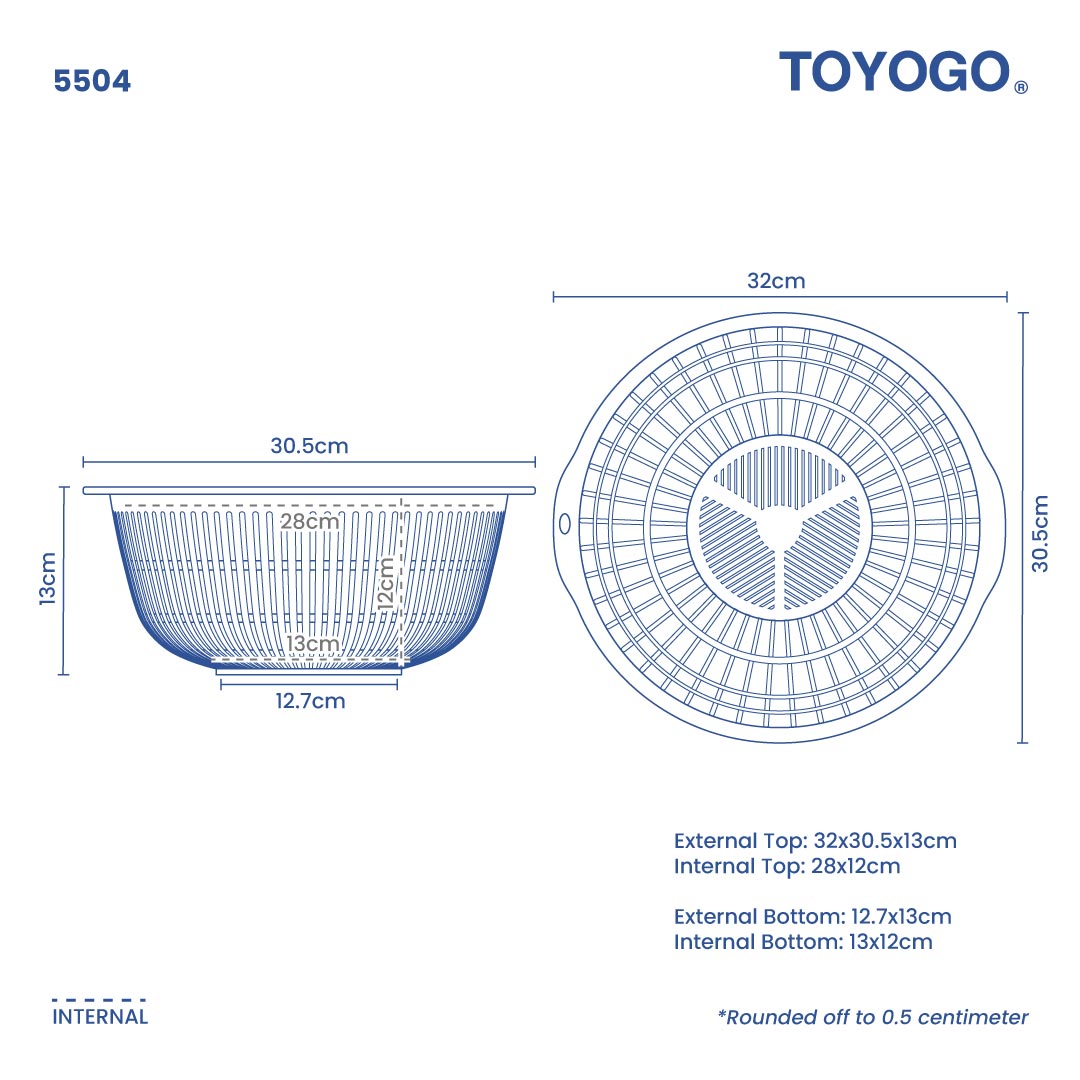 ROUND COLANDER NO.4 (5504)