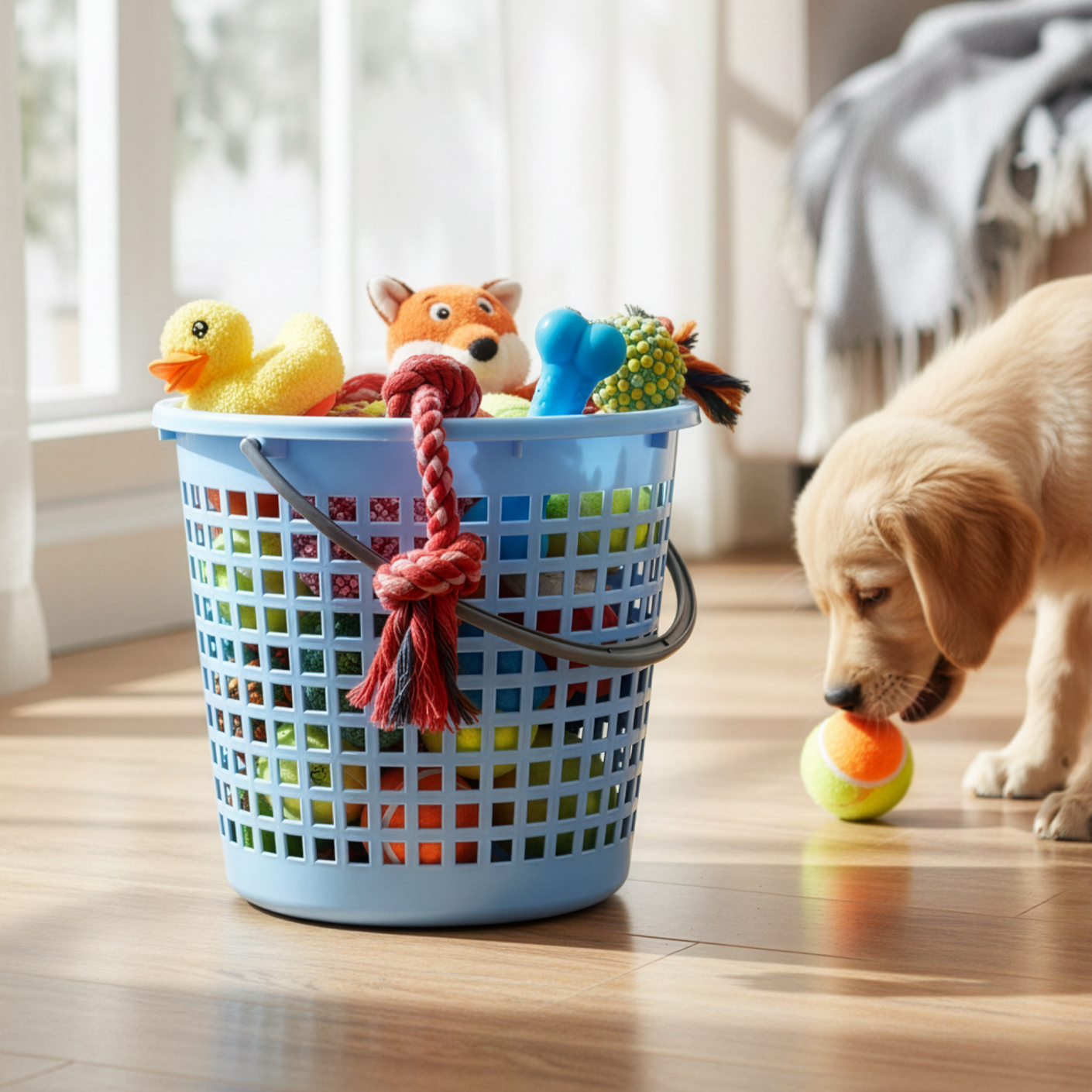 PIN PIN LAUNDRY BASKET (L) (560)