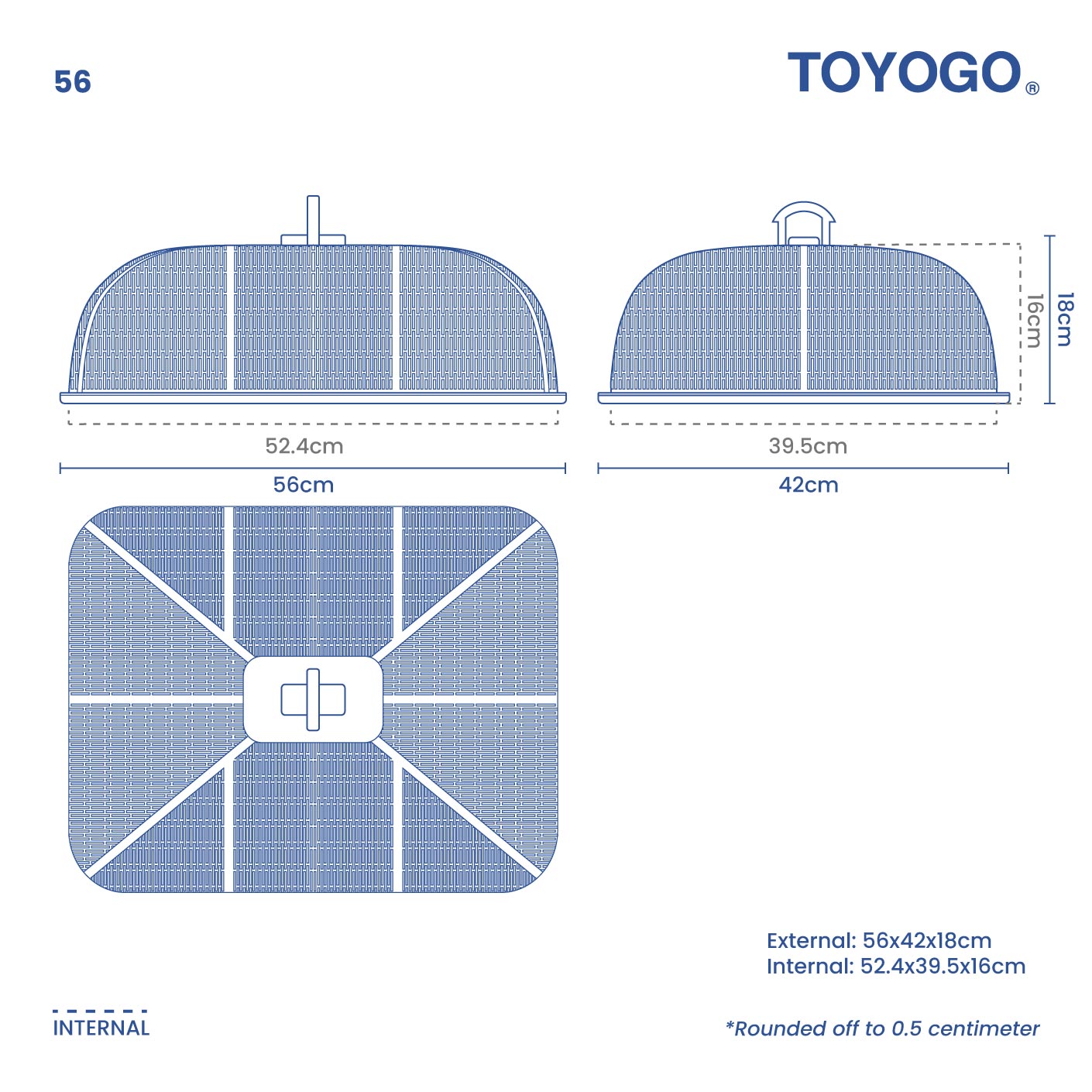 BARTLEY FOOD COVER (L) (56)