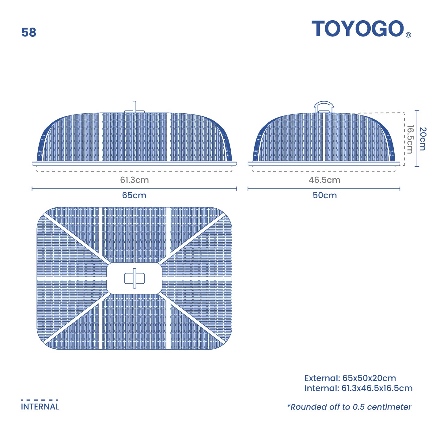 BARTLEY FOOD COVER (XL) (58)