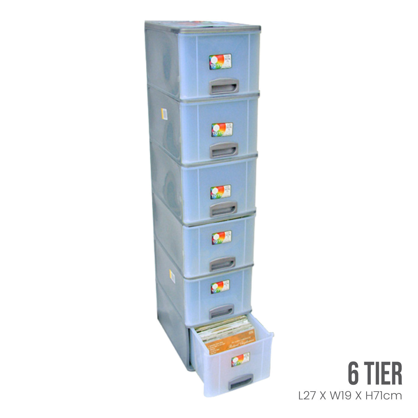 6 TIER PERFECT CD DRAWER (602-6)