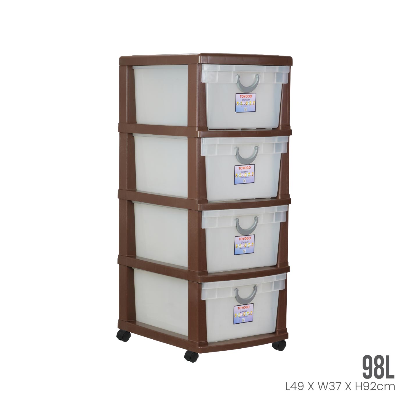 4 TIER U-TY STOCKER W/WHL (604-4) | TOYOGO Singapore