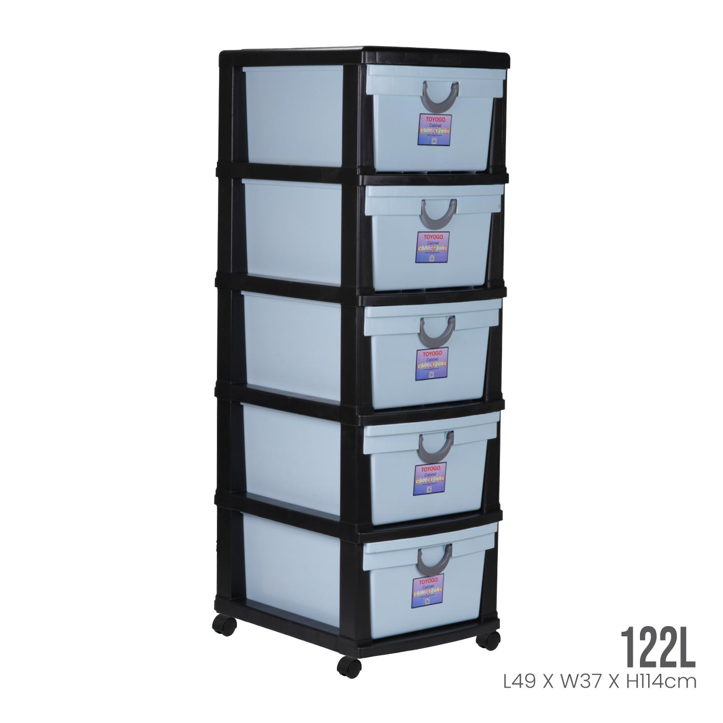 5 TIER U-TY STOCKER W/WHL (604-5)