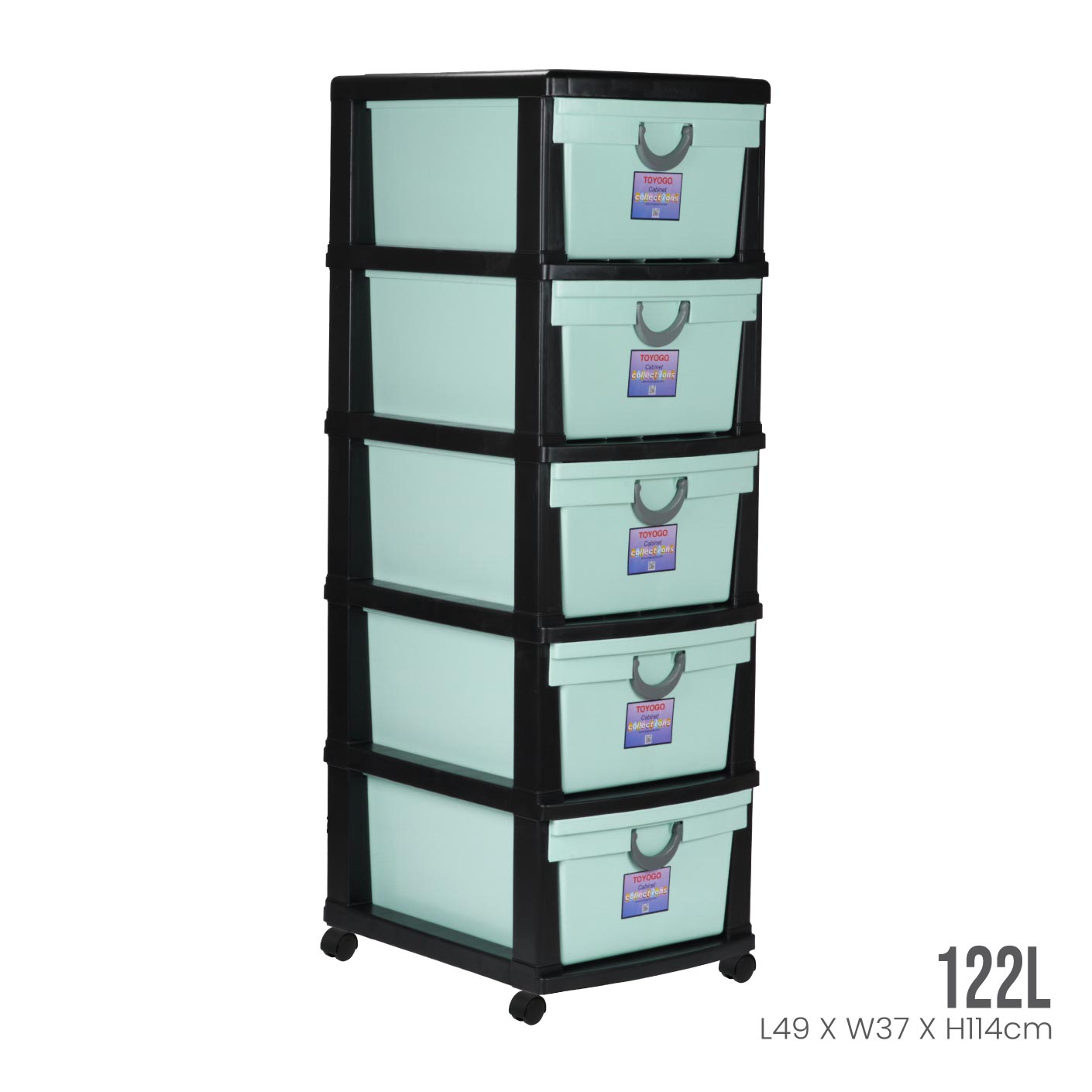 5 TIER U-TY STOCKER W/WHL (604-5)