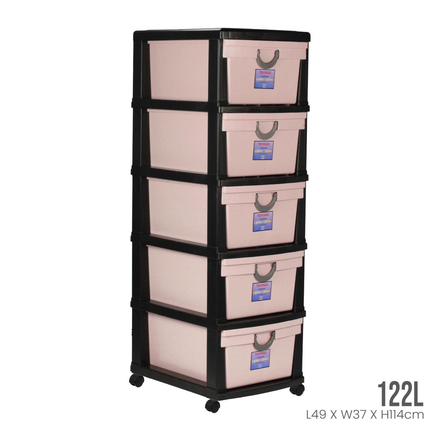 5 TIER U-TY STOCKER W/WHL (604-5)