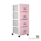 4 TIER CLASSIC CABINET W/WHEELS (607-4)