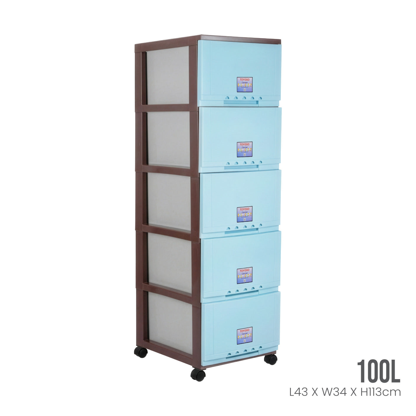 5 TIER CLASSIC CABINET W/WHEELS (607-5)