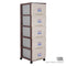 5 TIER CLASSIC CABINET W/WHEELS (607-5)
