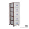 5 TIER CLASSIC CABINET W/WHEELS (607-5)