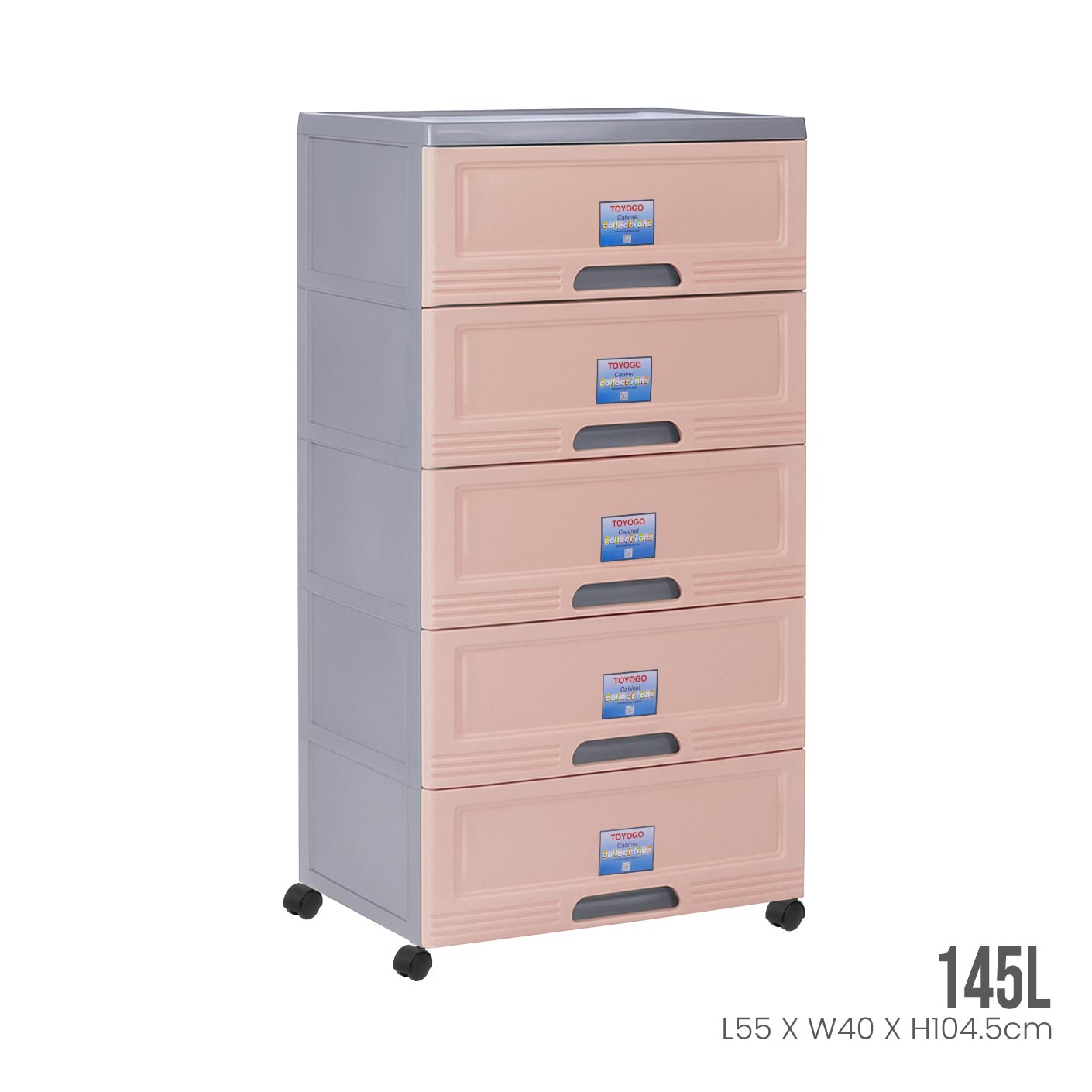 5 TIER WIBBY CABINET W/WHEELS (609-5)
