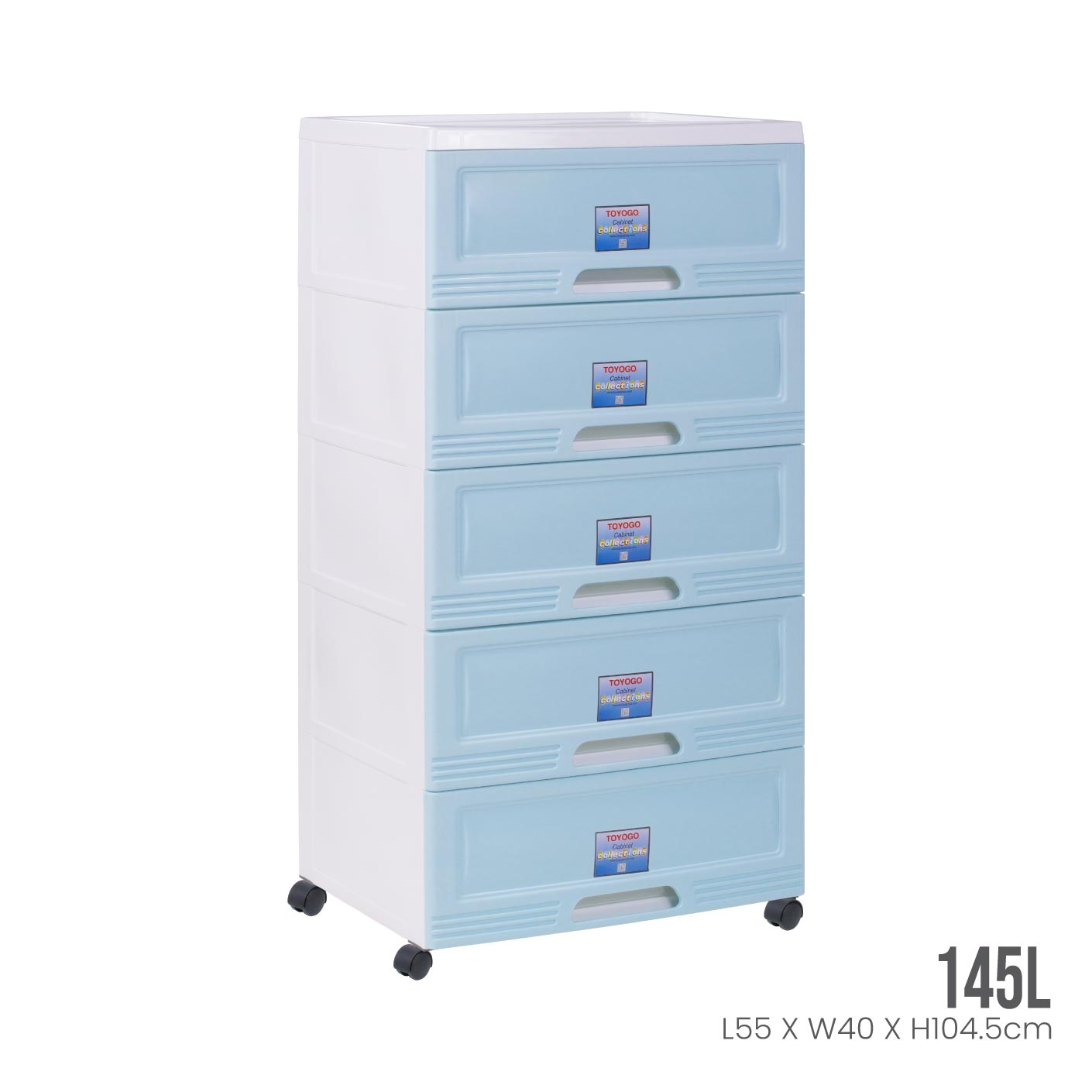 5 TIER WIBBY CABINET W/WHEELS (609-5)