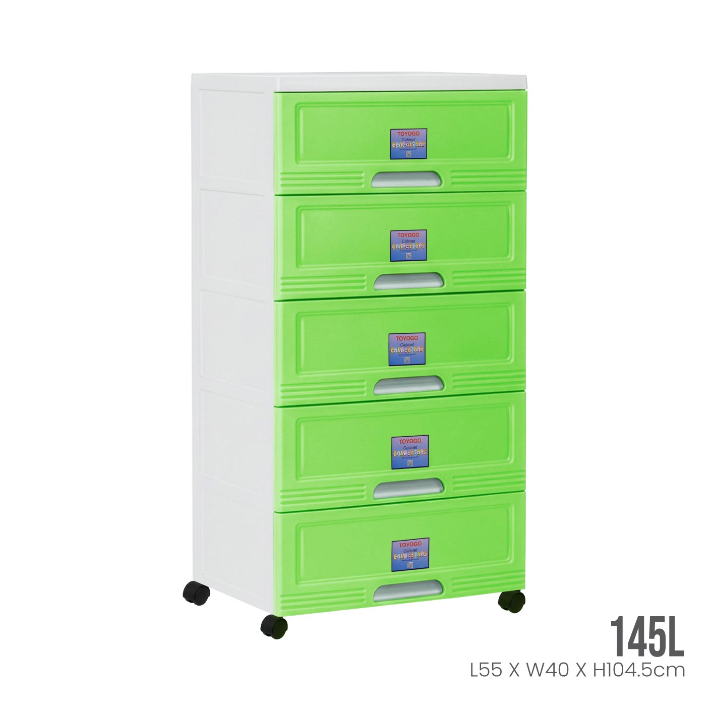 5 TIER WIBBY CABINET W/WHEELS (609-5)