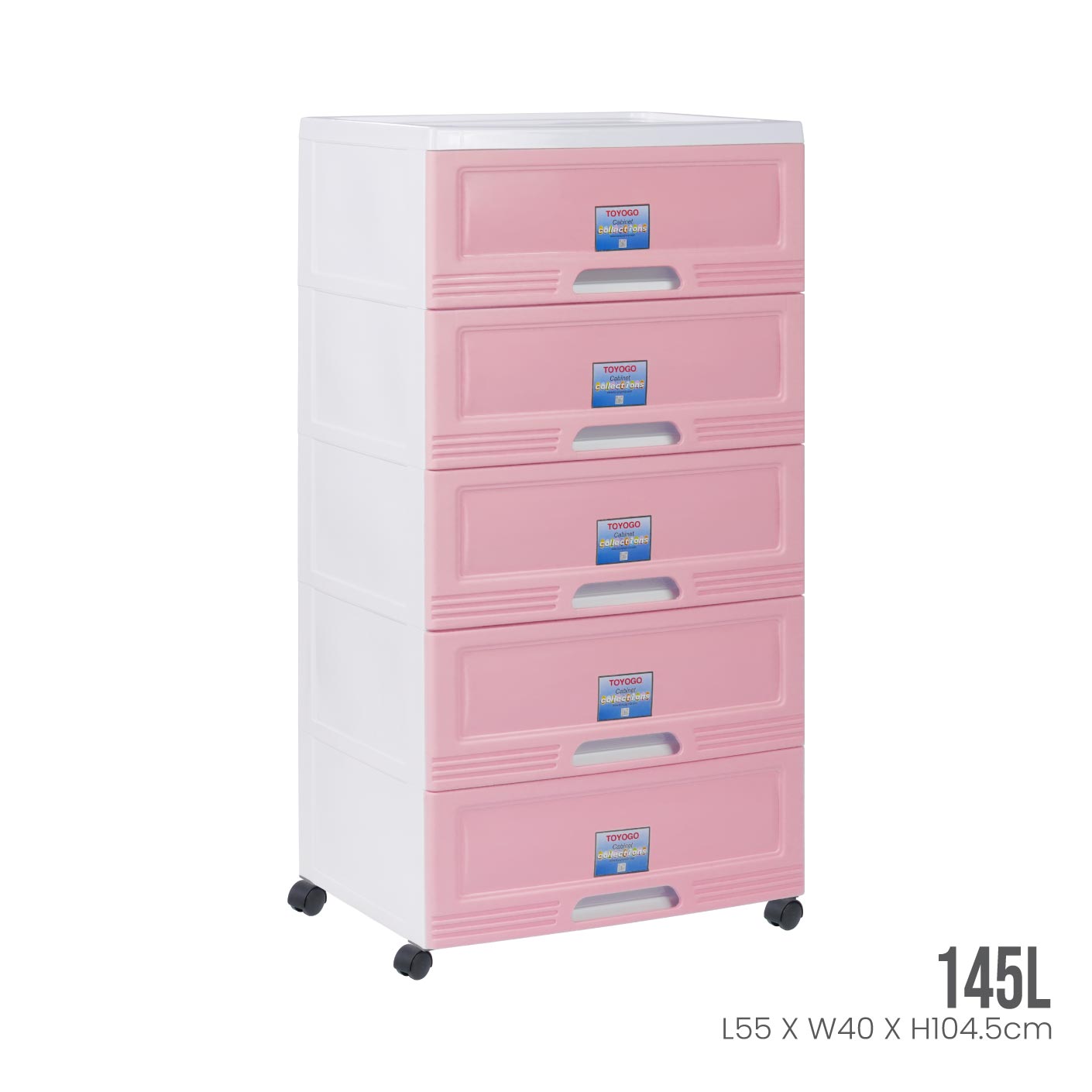 5 TIER WIBBY CABINET W/WHEELS (609-5)