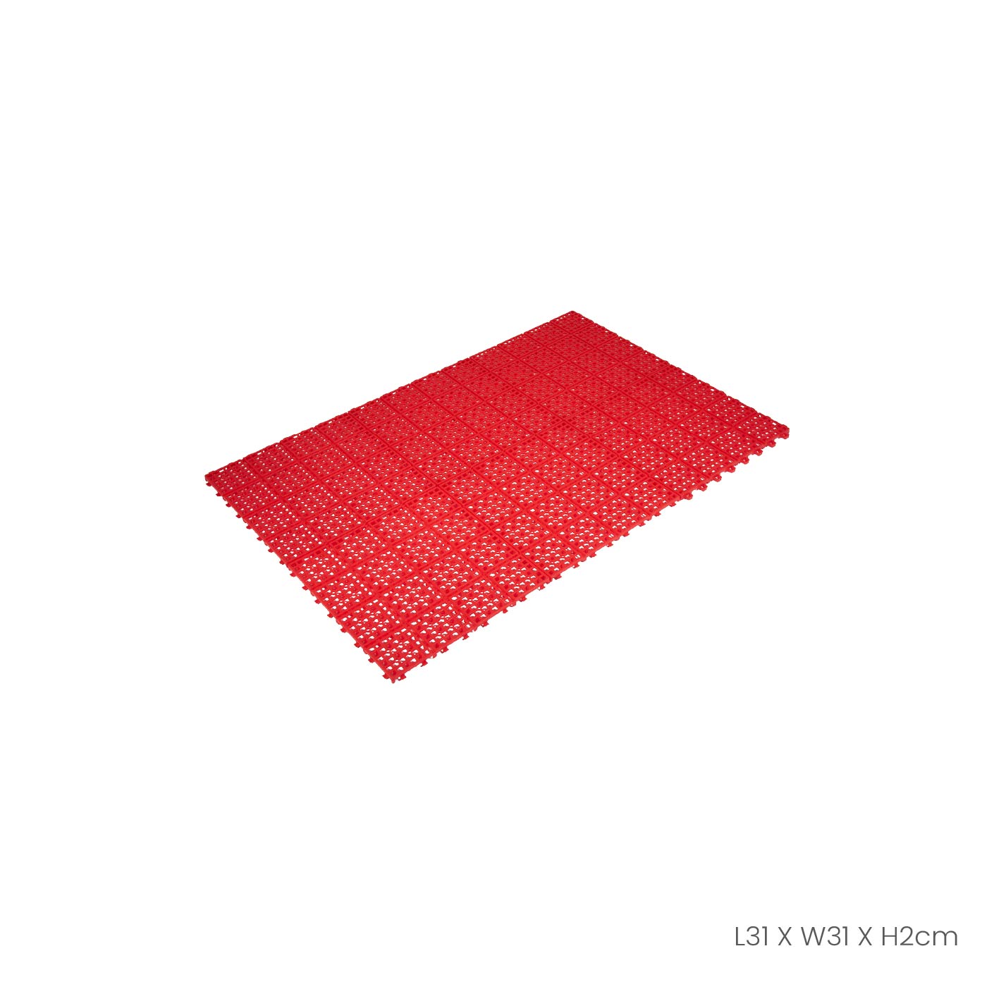 6PCS/PKT SQ DOT NON SLIP MAT (640-6)