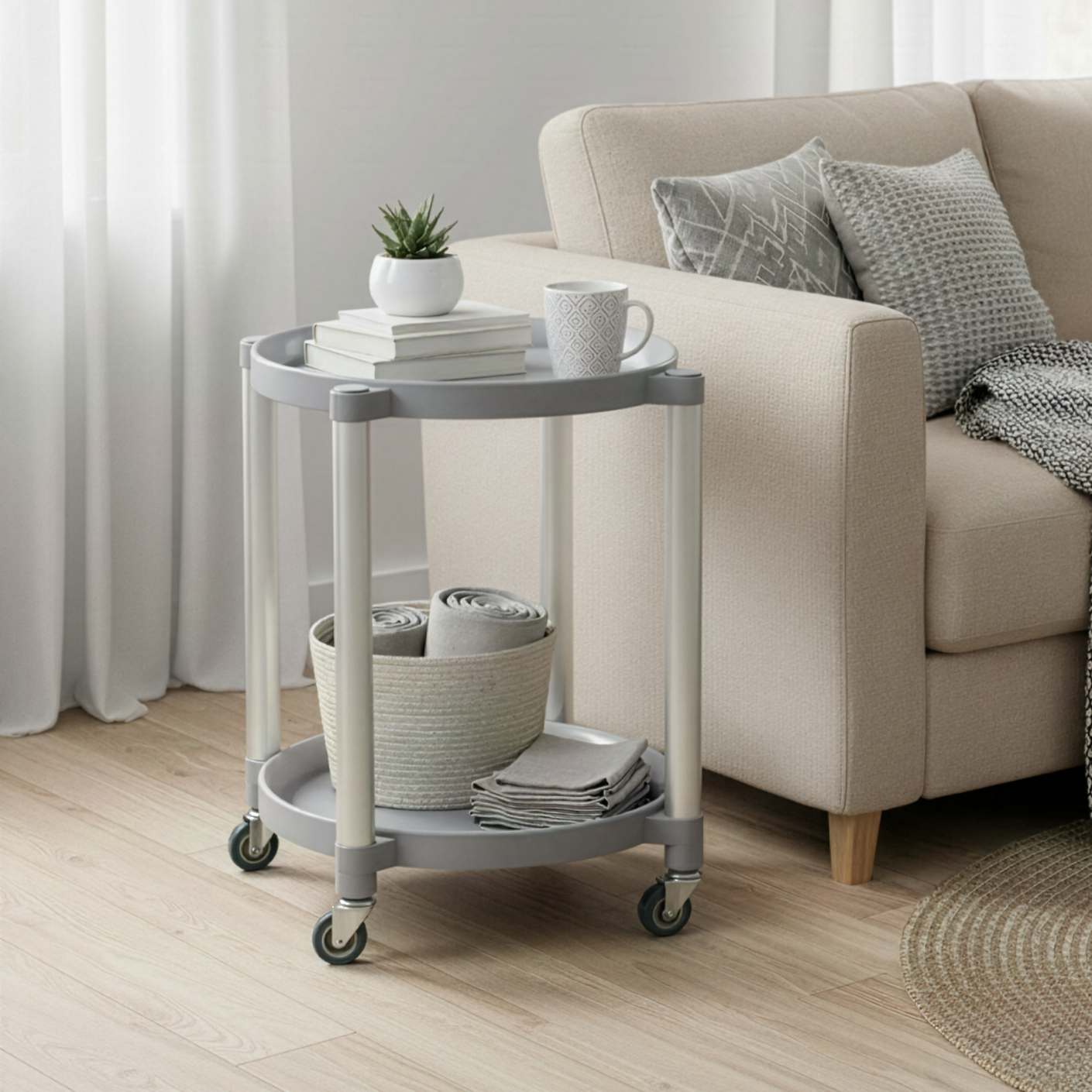 2 TIER SERVING CART DIY (681-2)