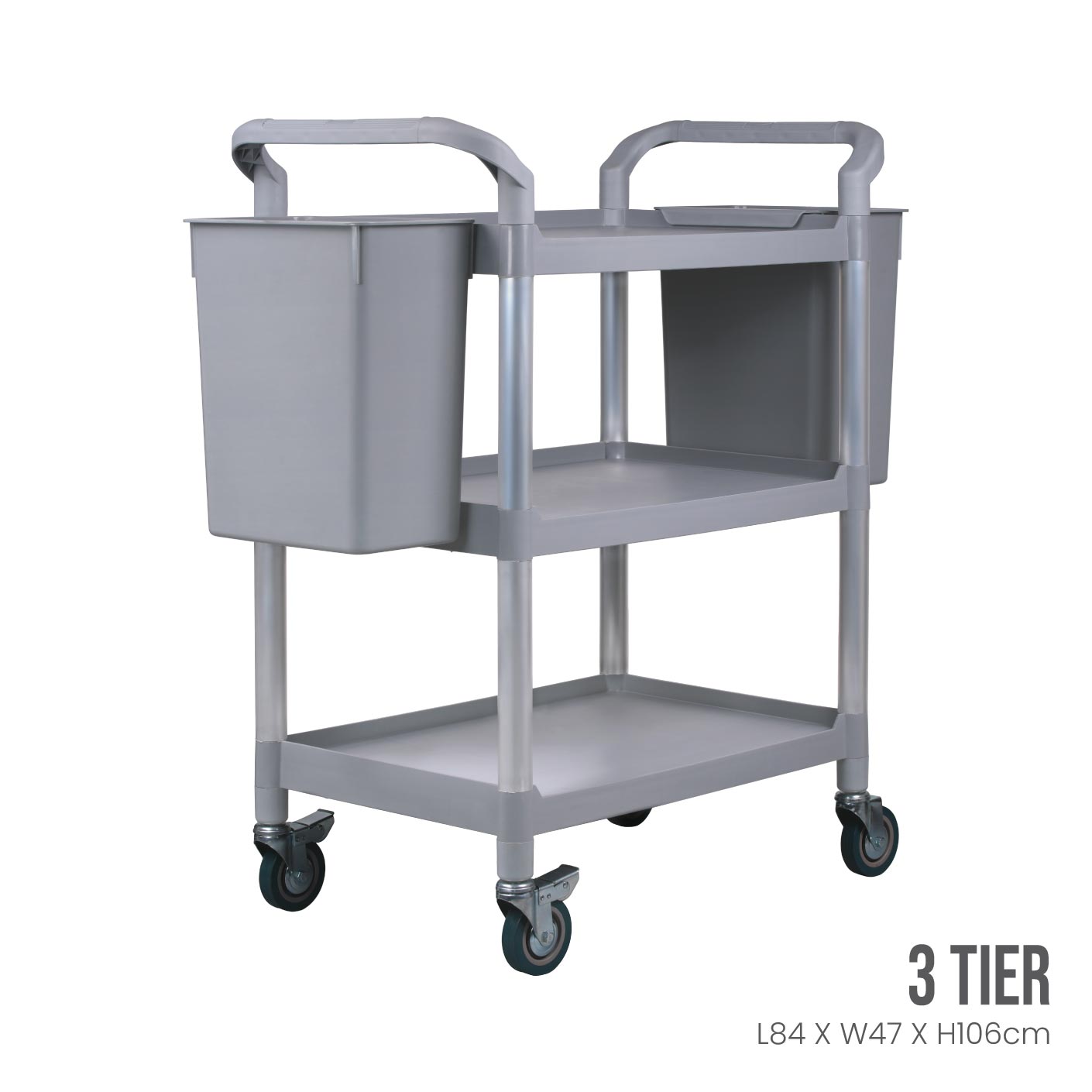 3 TIER CATERING CART W WHLS (682)