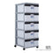 5 TIER XL CABINET W/WHEELS (704-5)
