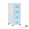 4 TIER MENTON DRAWER W/WHLS (707-4)