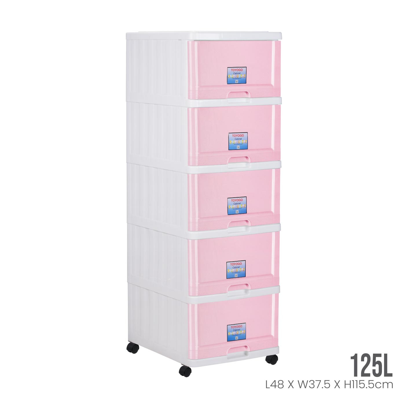 5 TIER MENTON DRAWER W/WHLS (707-5)