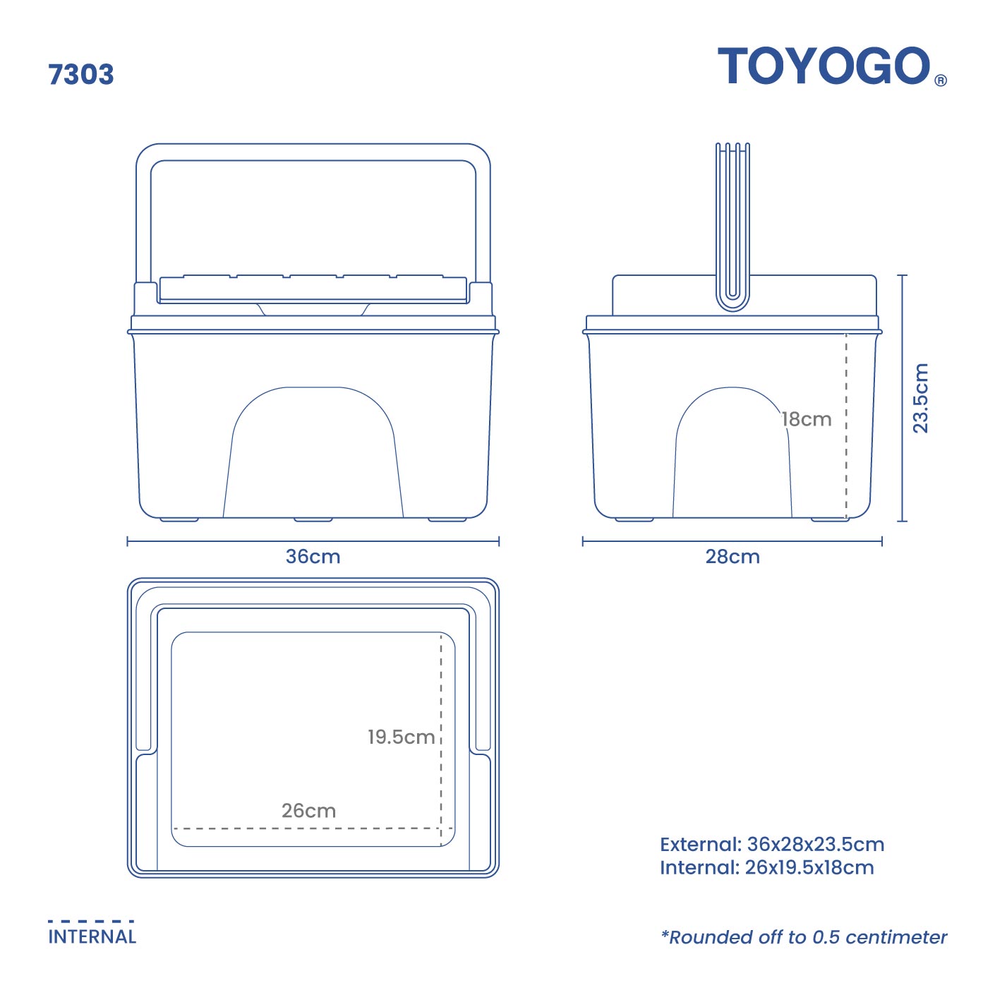 CHILLMATE RECT ICE BOX 9L (7303)