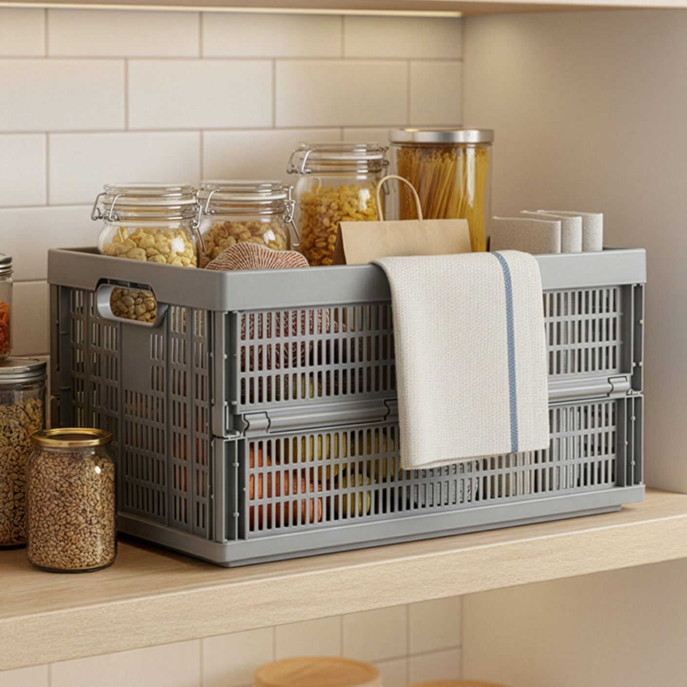 COLLAPSIBLE BASKET (7407)