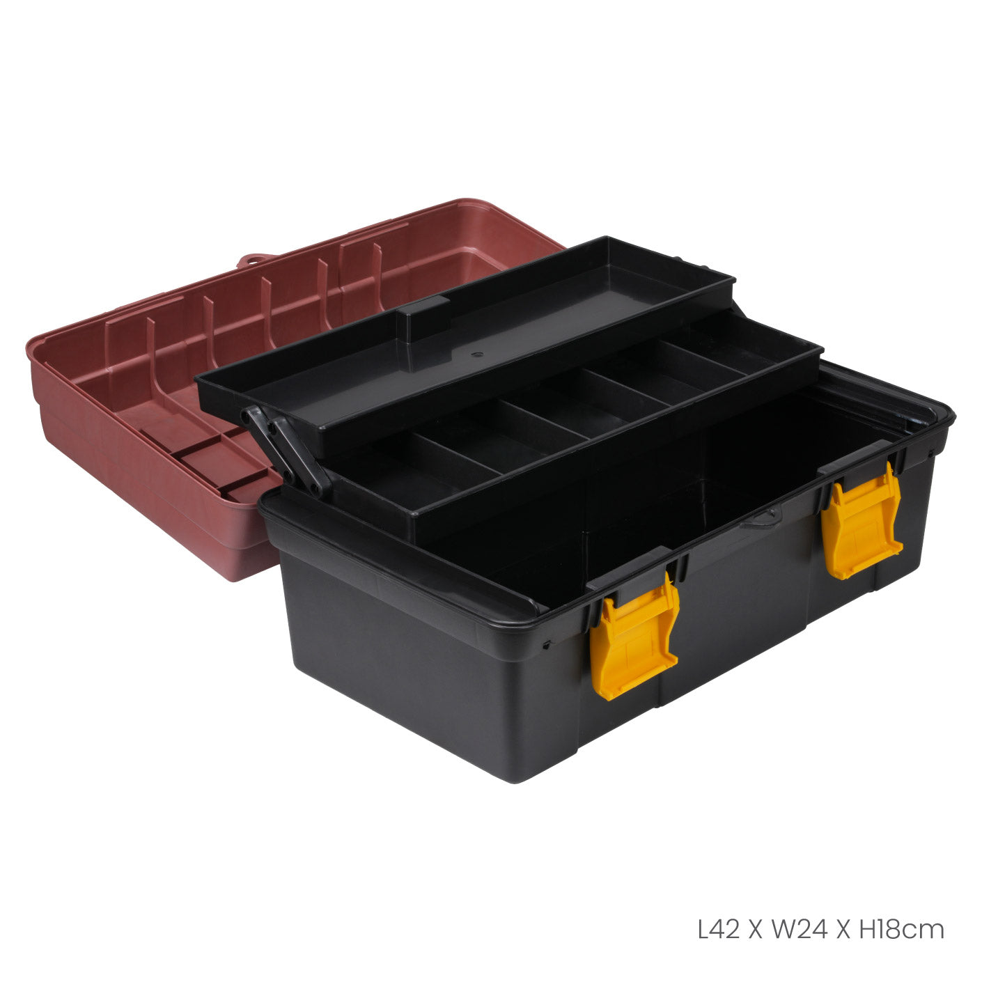 ZIPPY TOOL BOX W/2 LEVEL TRAY (7706) | TOYOGO Singapore – TOYOGO
