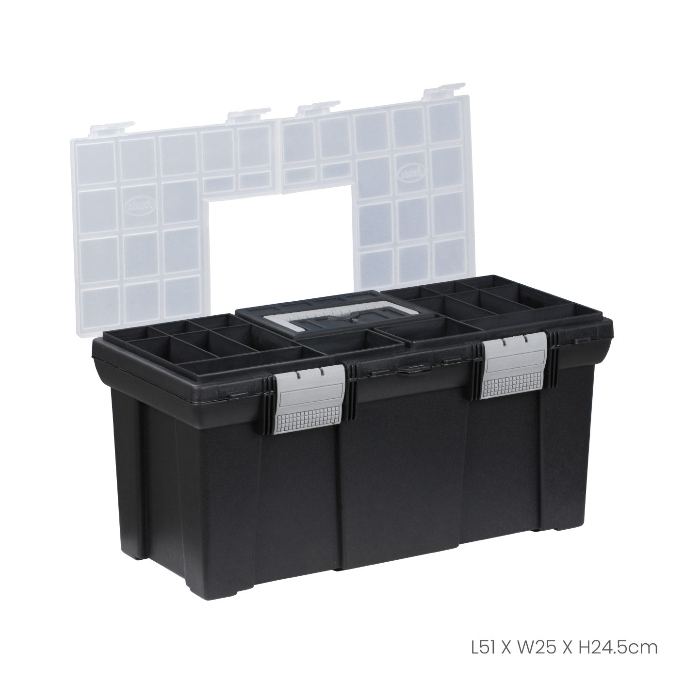 MULTI COMP. TOOL BOX (L) (7711)