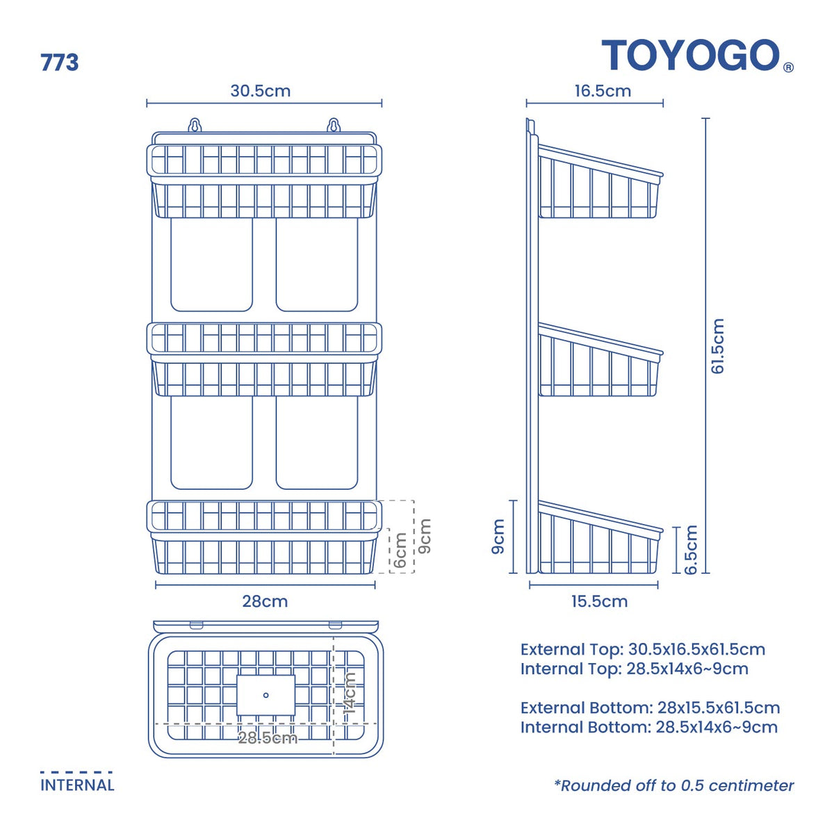 3 TIER CREATIVE RACK (773) | TOYOGO Singapore – TOYOGO - CHUAN HENG