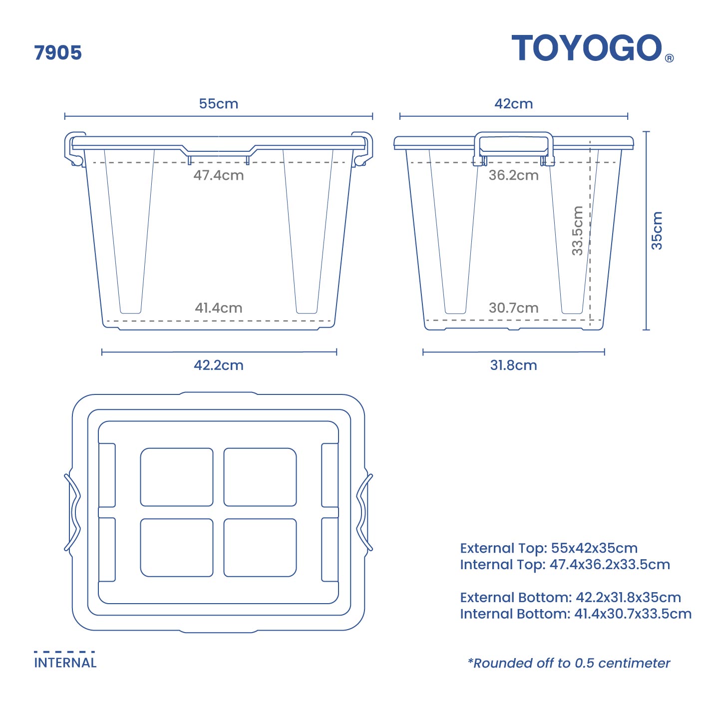 7TH MTH STORAGE BOX (7905PG)