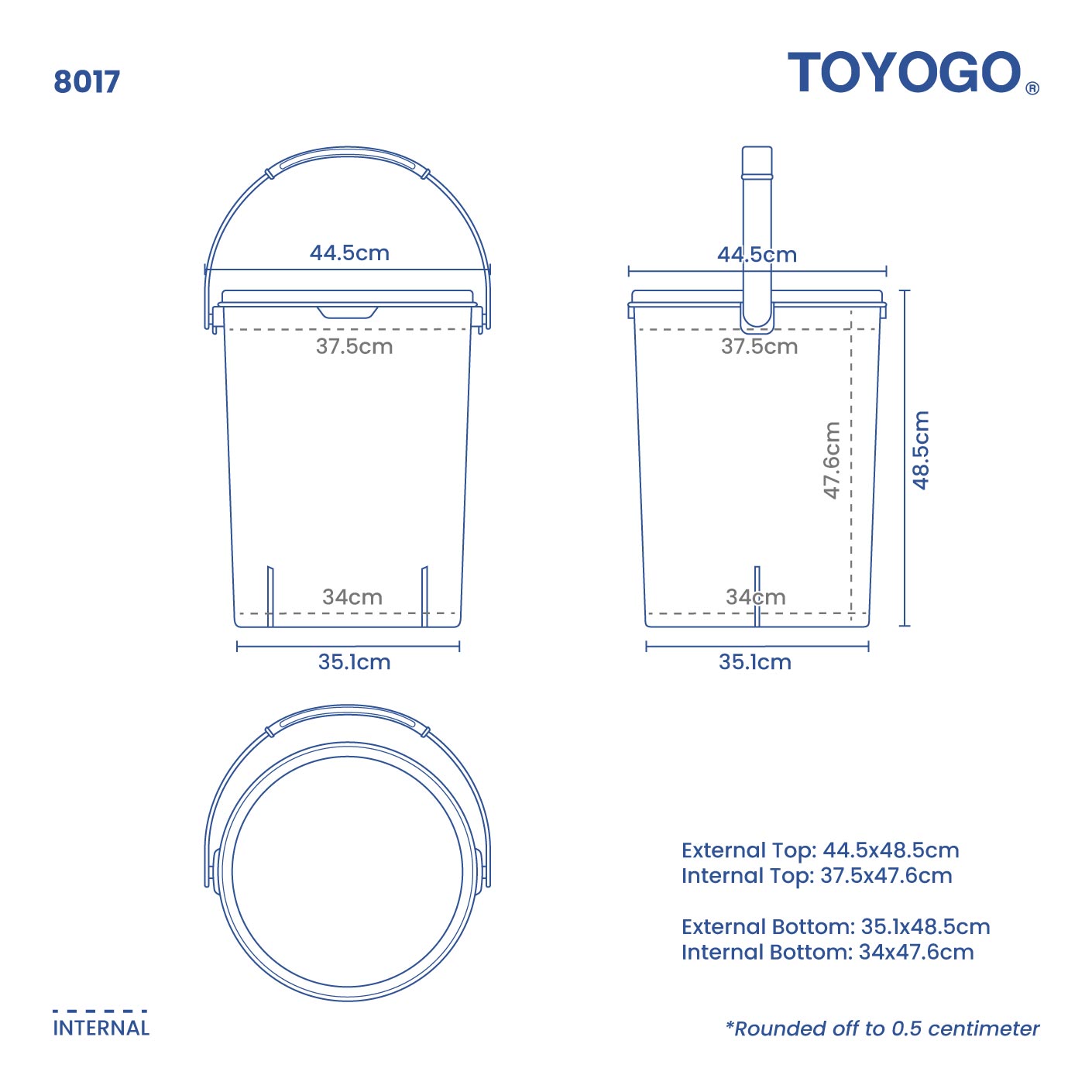 CONTENITORE AIRTIGHT CONTAINER W HANDLE - XL (8017)