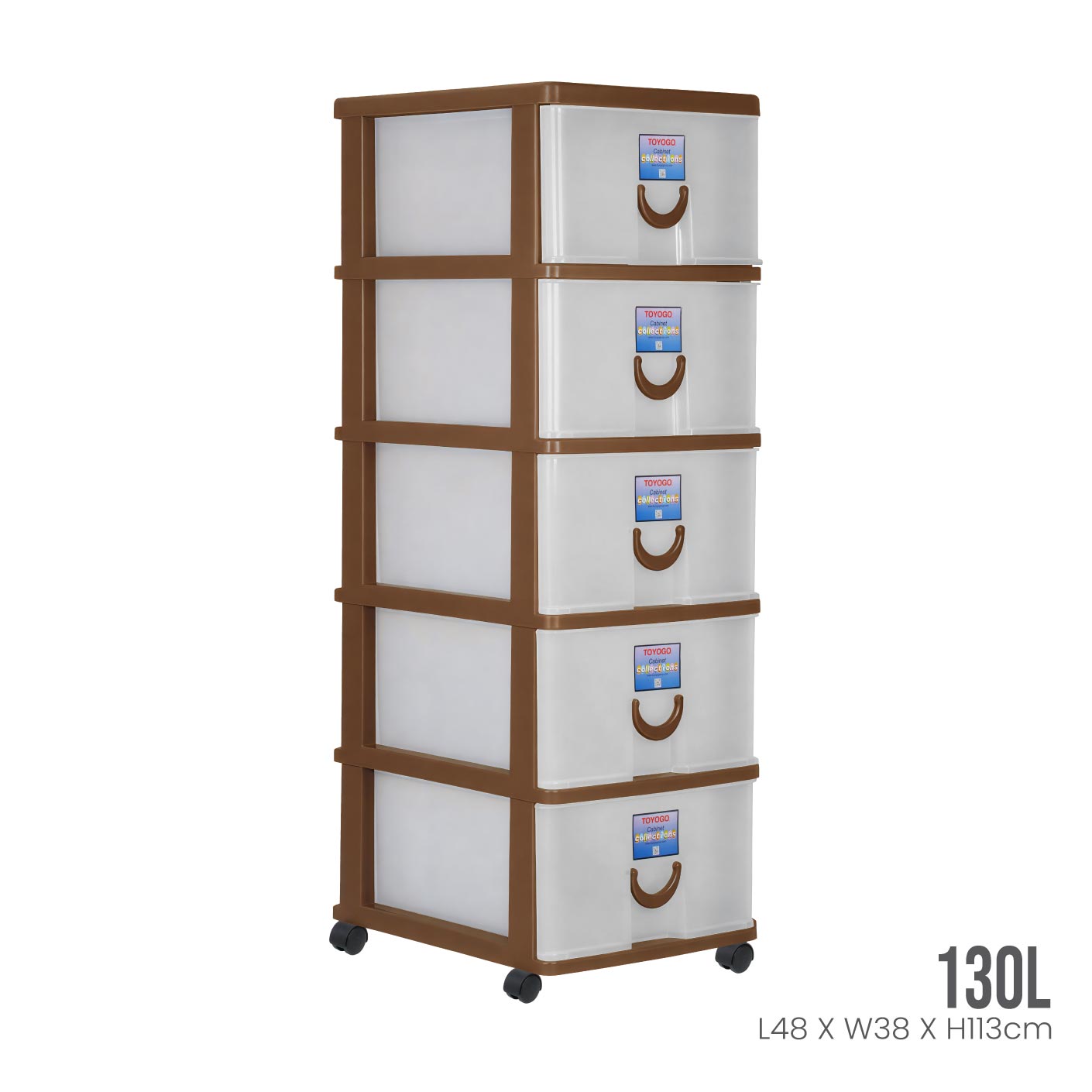 5 TIER STOCKER W/WHEELS (803-5)