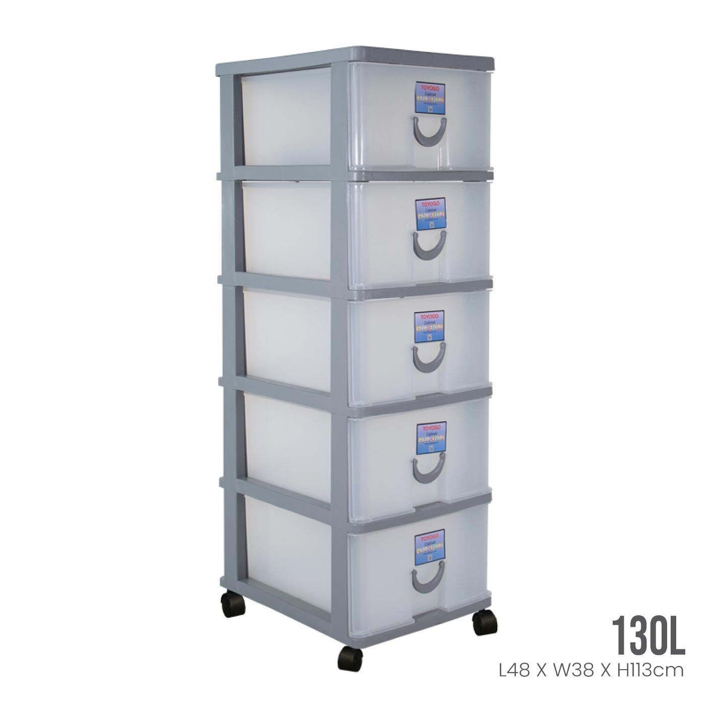 5 TIER STOCKER W/WHEELS (803-5)