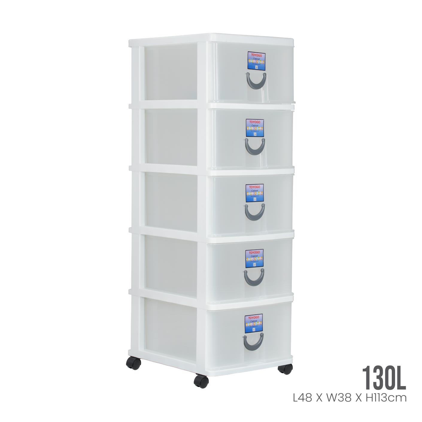 5 TIER STOCKER W/WHEELS (803-5)