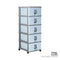 5 TIER BITANIC CABINET W/WHL (804-5)