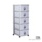 5 TIER BITANIC CABINET W/WHL (804-5)