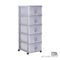5 TIER BITANIC CABINET W/WHL (804-5)