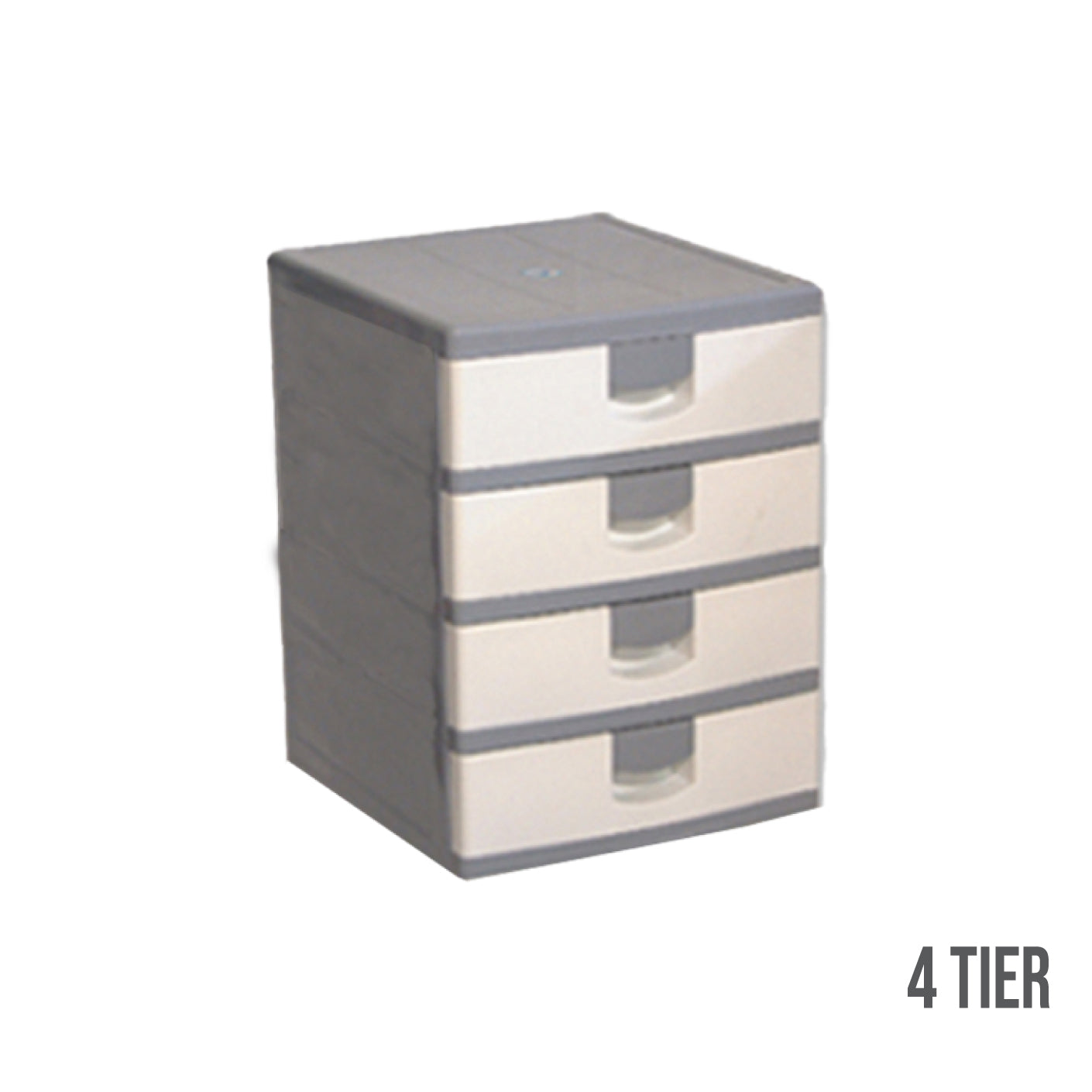 CORINA 4 TIER OFFICE CABINET W WHL (806-4)
