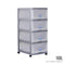 4 TIER MENTON DRAWER W/WHL (807-4)