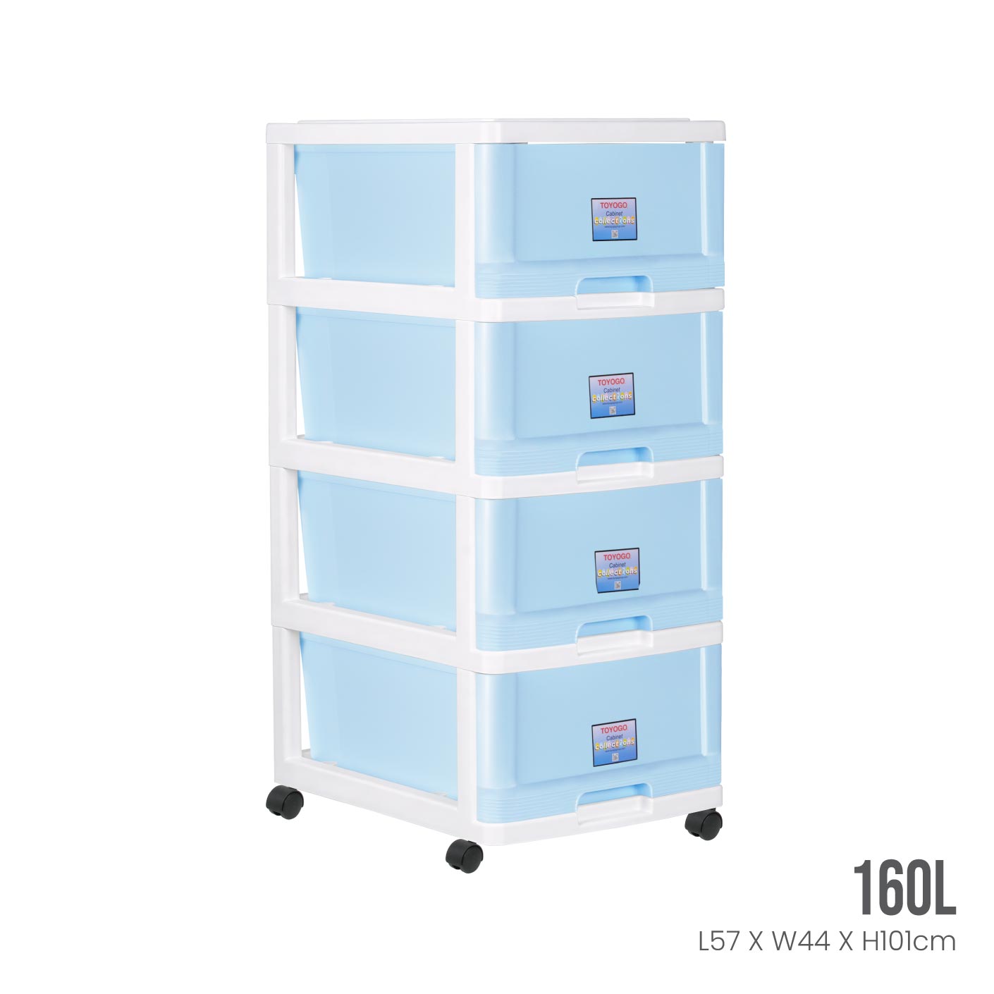 4 TIER MENTON DRAWER W/WHL (807-4)