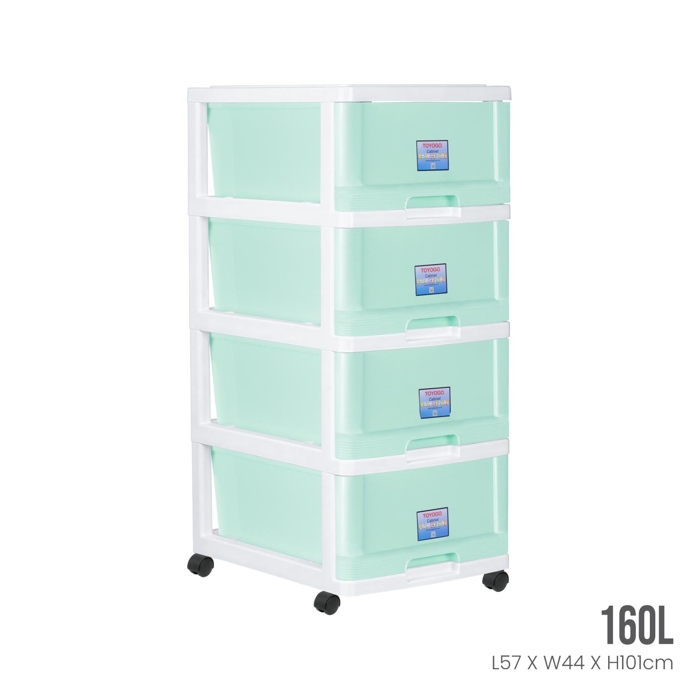 4 TIER MENTON DRAWER W/WHL (807-4)