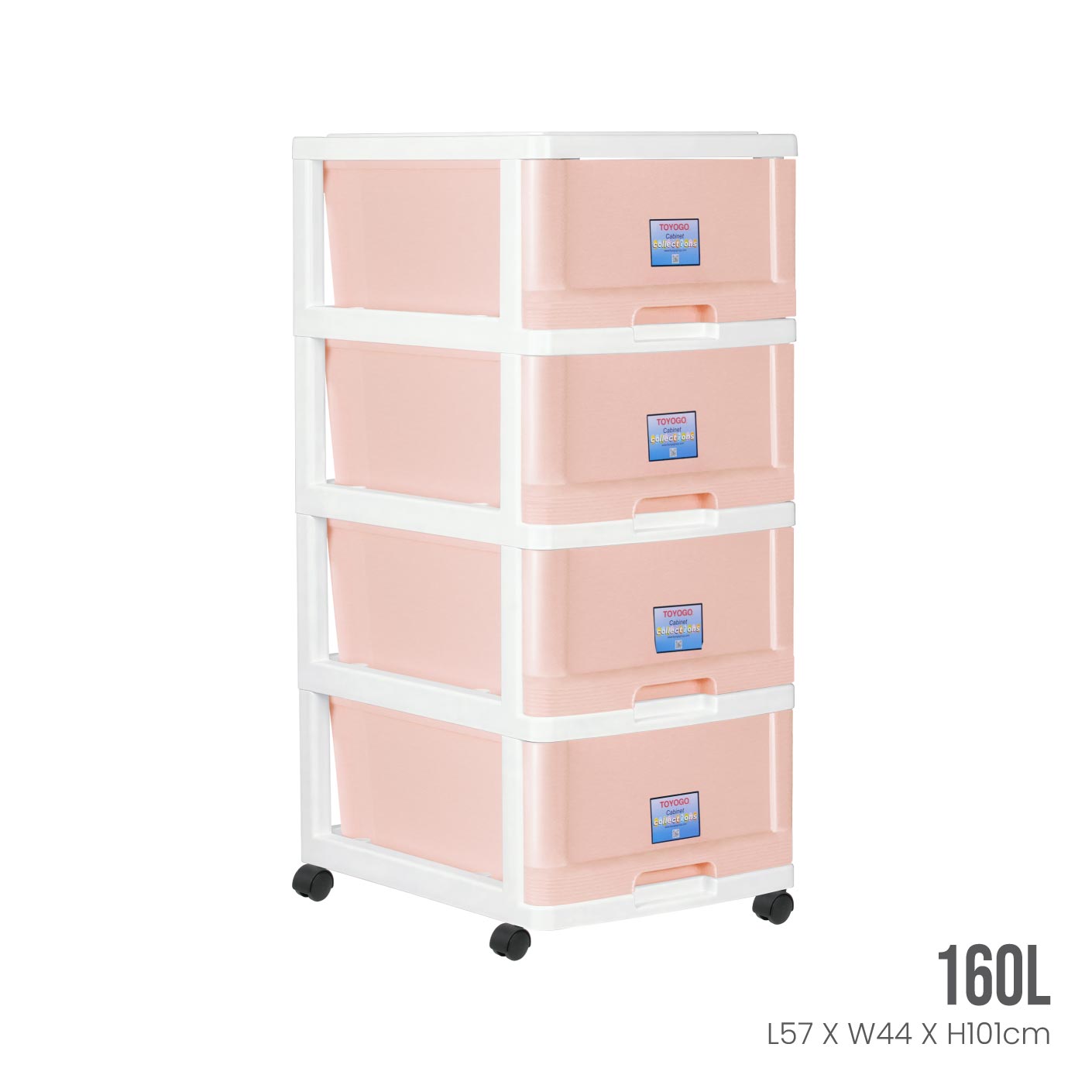 4 TIER MENTON DRAWER W/WHL (807-4)