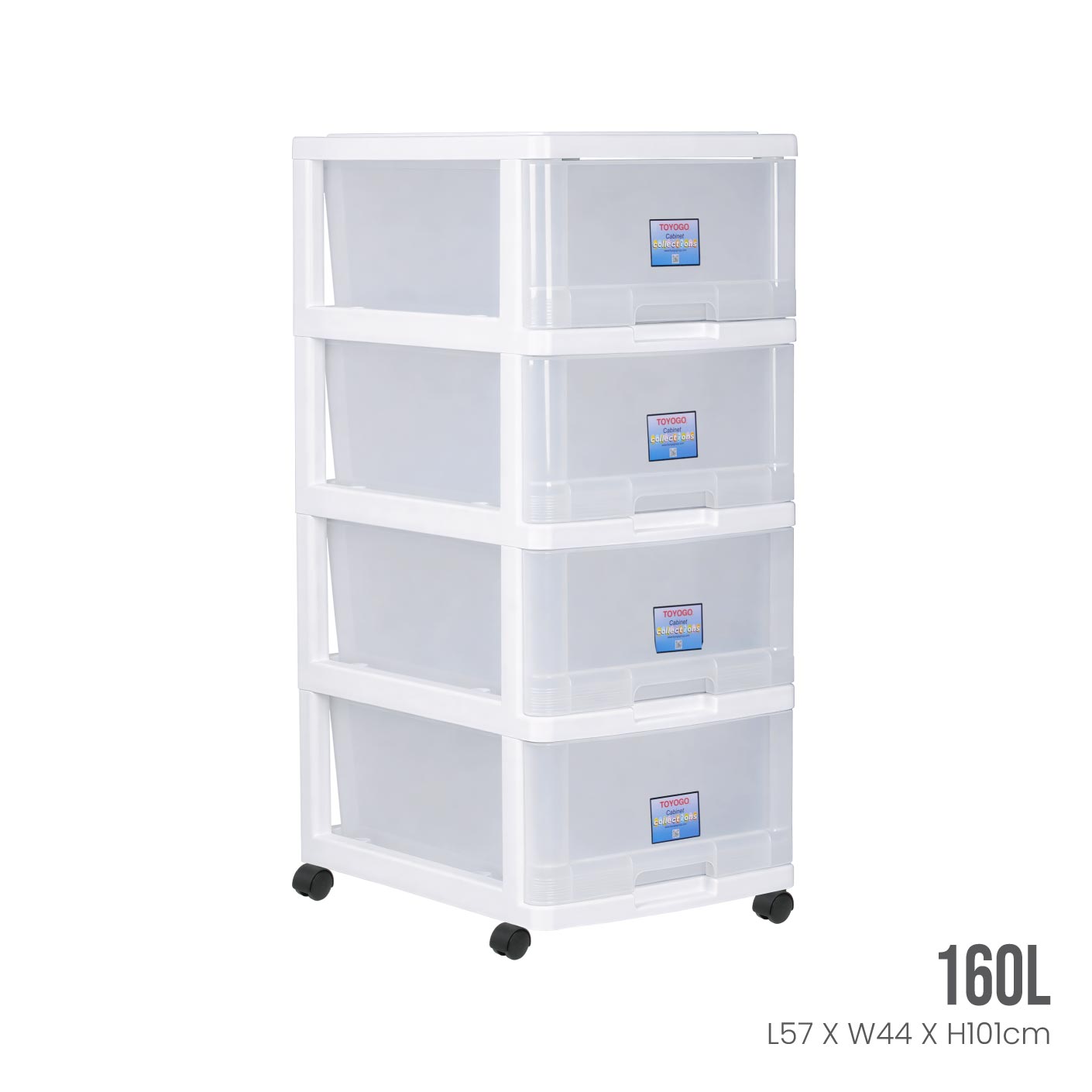 4 TIER MENTON DRAWER W/WHL (807-4)