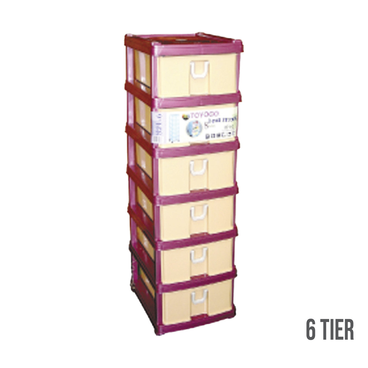 RIPARO 6 TIER TWIN DRAWER (821-6)